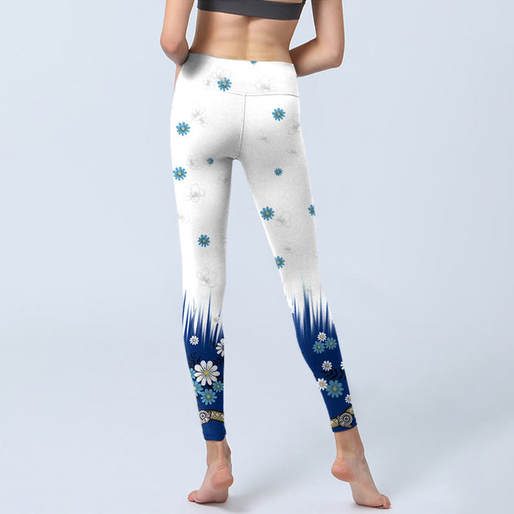 Leggings de yoga para mujer con estampado de Buddha Stones - image 6
