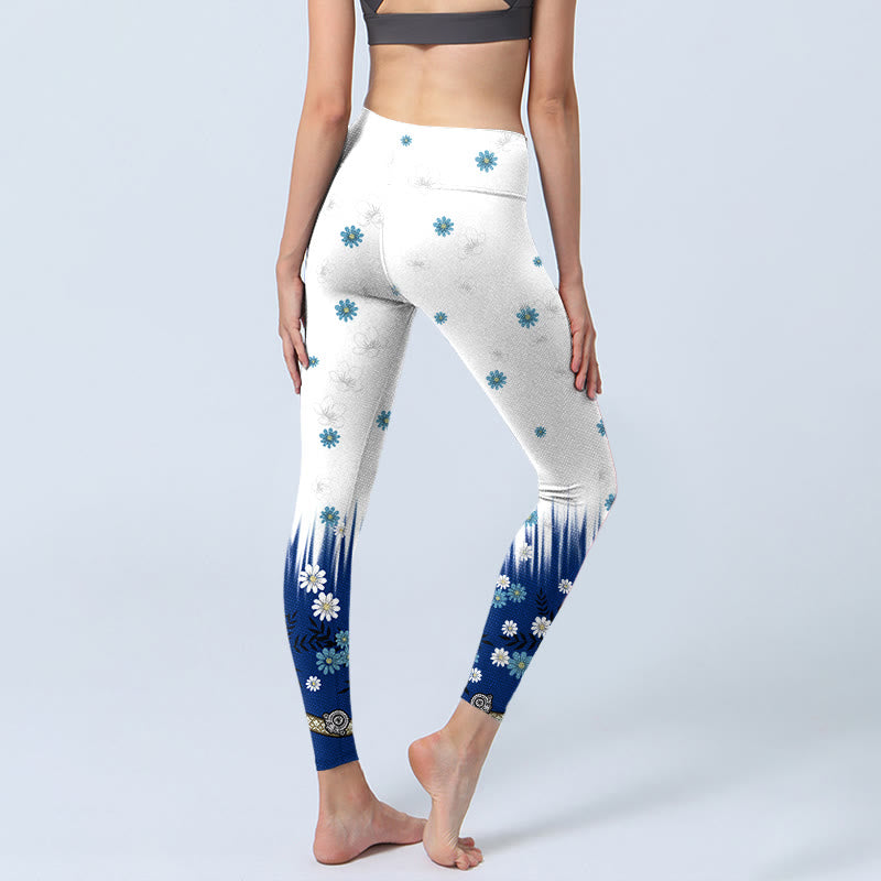 Leggings de yoga para mujer con estampado de Buddha Stones - image 4
