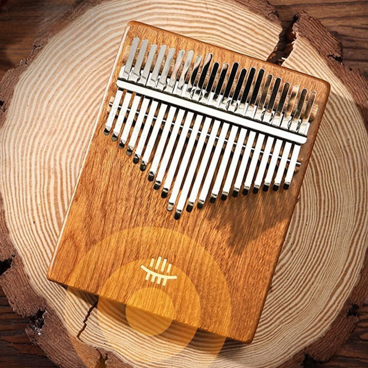 Kalimba Buddha Stones de 21 teclas, piano de pulgar de madera de acacia, arce y sapeli, piano de dedo portátil