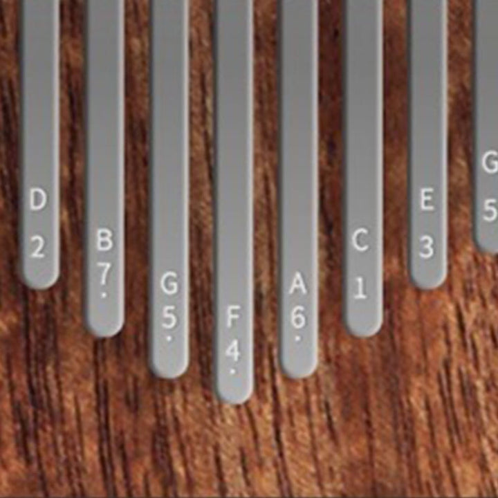 Kalimba Buddha Stones de 17 teclas, piano de pulgar de arce, acacia y madera de sapele, piano de dedo portátil
