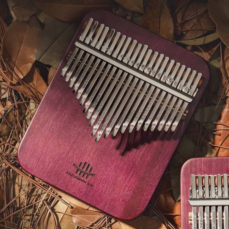 Kalimba de 21 teclas con Buddha Stones , piano de pulgar de madera Peltogyne, piano de dedo portátil