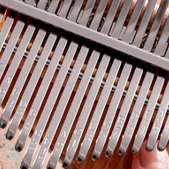 Kalimba Buddha Stones de 17/21 teclas, piano de pulgar de madera de haya, piano de dedo portátil Planet Universe