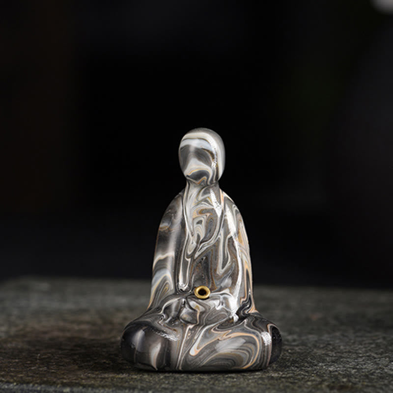 Mini Buddha Stones de Buda, para decoración de incienso de la paz. - Gris (color gris aleatorio) - image 16