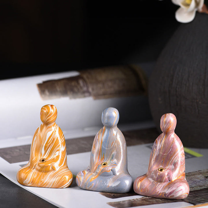 Mini Buddha Stones de Buda, para decoración de incienso de la paz.