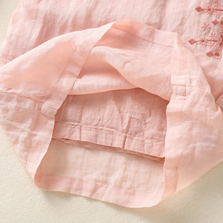 Pantalones de Buddha Stones para mujer, cintura alta, pierna ancha y bolsillos. - image 12