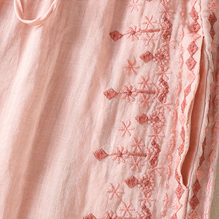 Pantalones de Buddha Stones para mujer, cintura alta, pierna ancha y bolsillos. - image 11