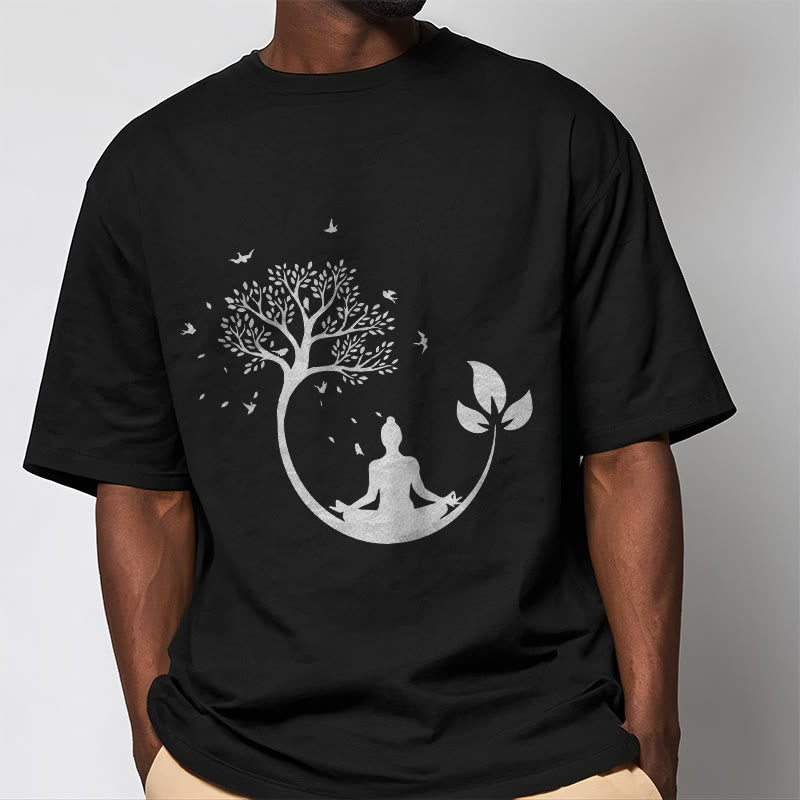 Camiseta de algodón con estampado de Buddha Stones de Buda - image 7