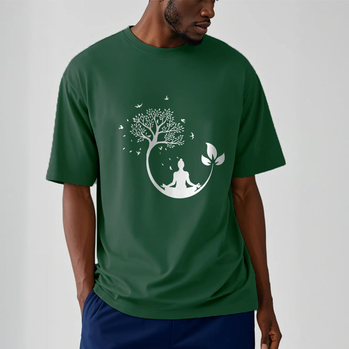 Camiseta de algodón con estampado de Buddha Stones de Buda - image 11