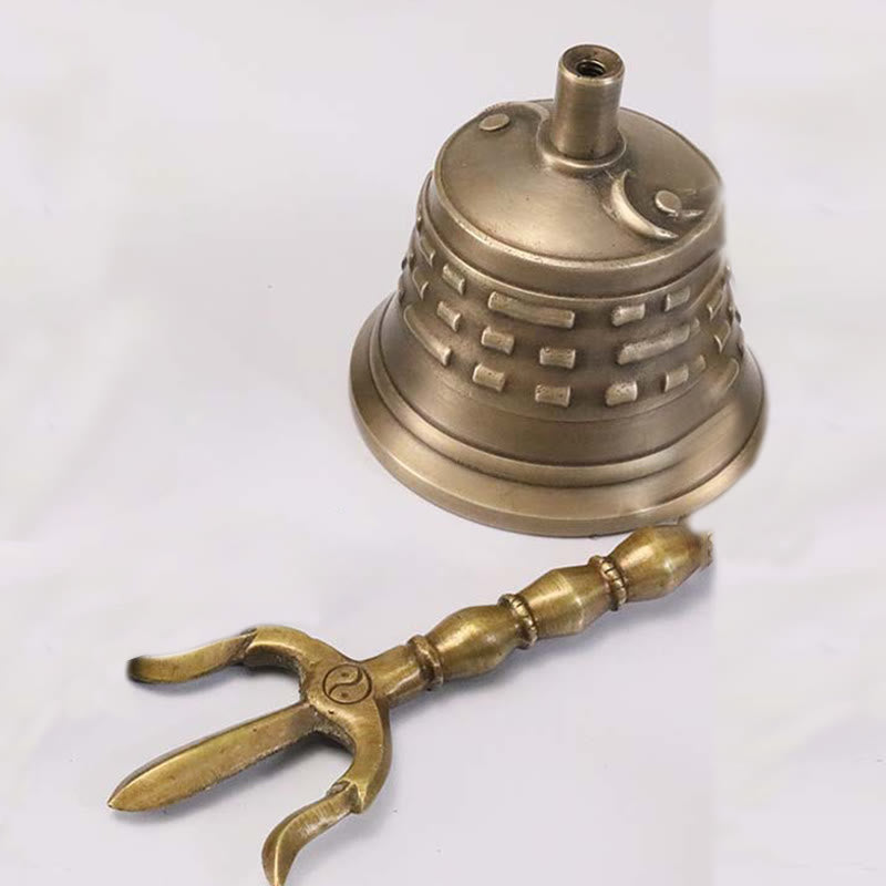 Buddha Stones hechas a mano, meditación tibetana, Vajra Dorje, campana de calabaza, Yin Yang, cobre, decoración de iluminación - image 1