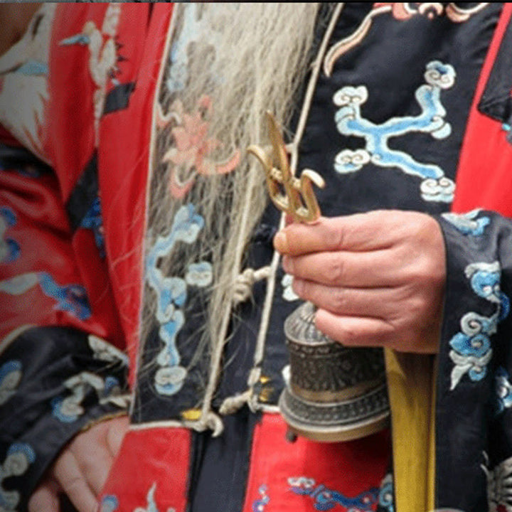 Buddha Stones hechas a mano, meditación tibetana, Vajra Dorje, campana de calabaza, Yin Yang, cobre, decoración de iluminación - image 3