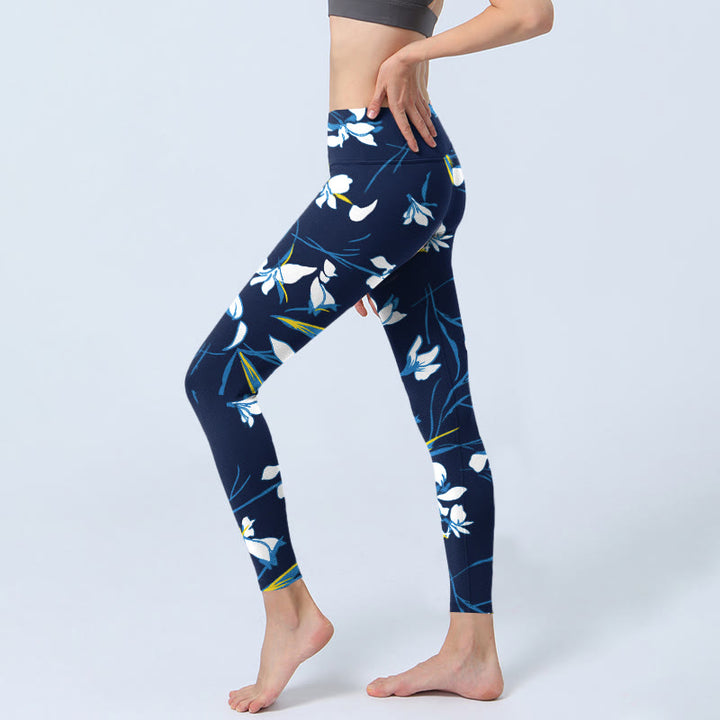 Leggings de yoga para mujer con estampado de Buddha Stones - image 3