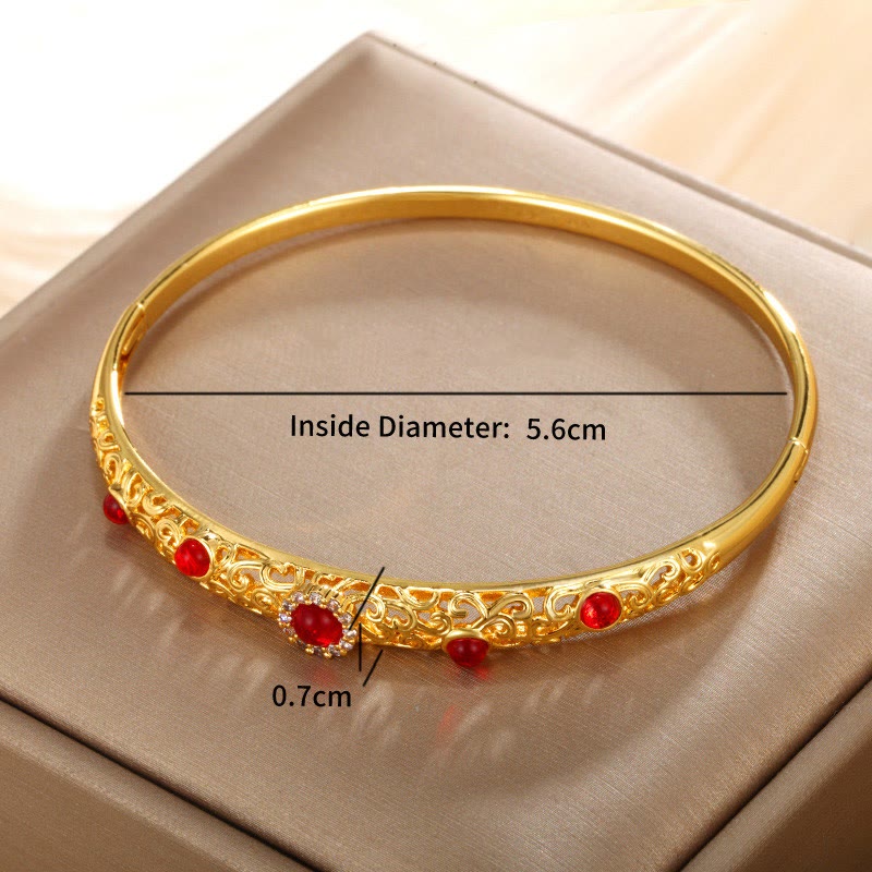 Pulsera de la suerte con circonitas y diseño de enredadera de Buddha Stones