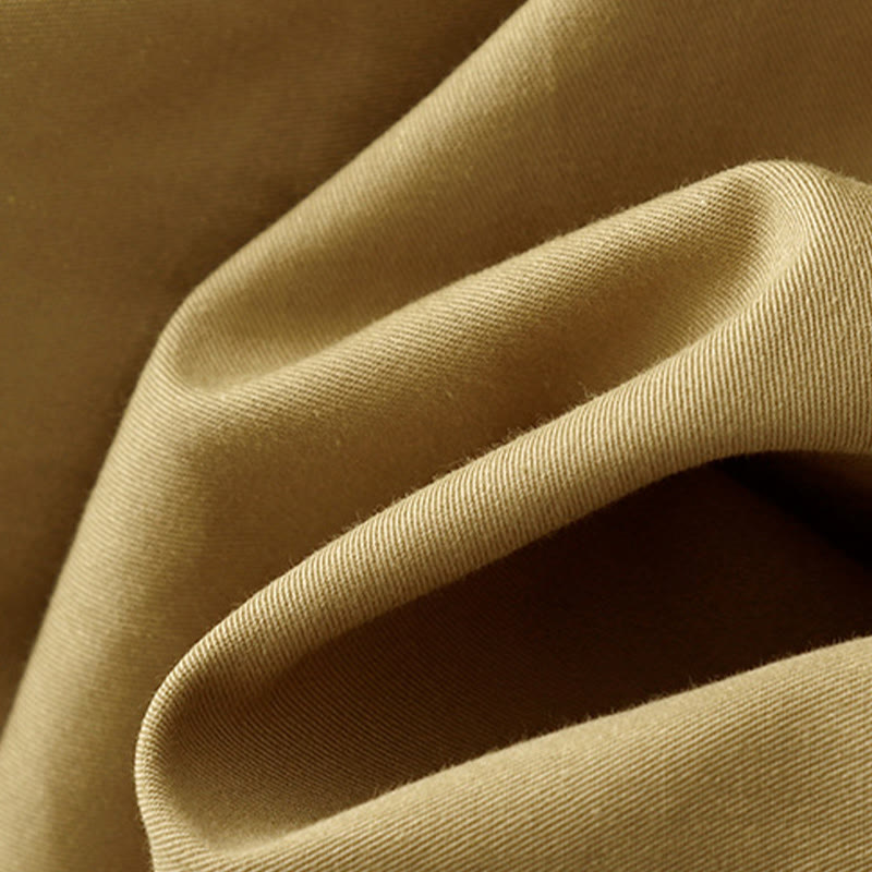 Pantalones de algodón de pierna ancha para mujer con diseño de botones, estilo vintage casual y bolsillos, con estampado de Buddha Stones - image 6