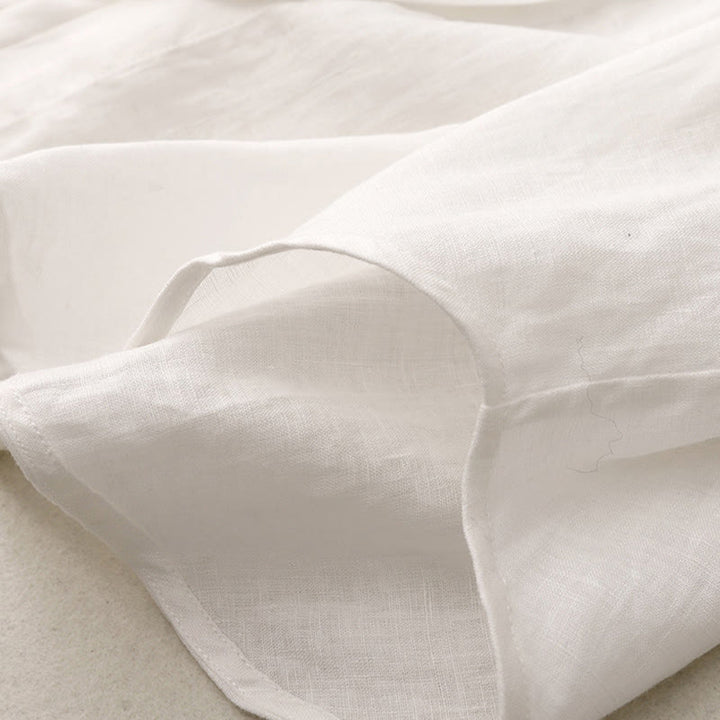 Conjunto de 2 piezas de camisa de manga larga con estampado de Buddha Stones y pantalones cortos para mujer, con bolsillos. - image 32