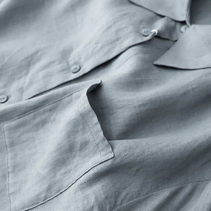 Conjunto de 2 piezas de camisa de manga larga con estampado de Buddha Stones y pantalones cortos para mujer, con bolsillos. - image 22