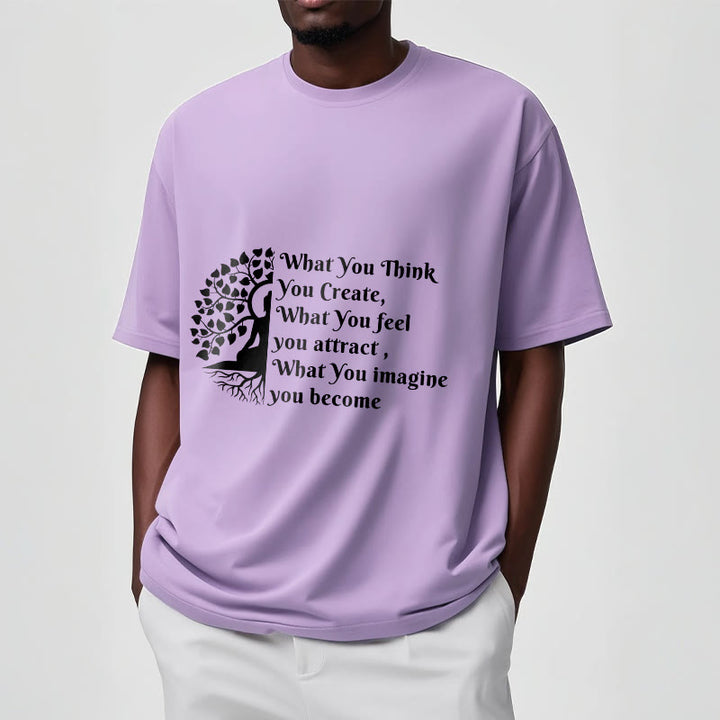 Camiseta con media meditación de Buddha Stones Buddha Tree - image 17