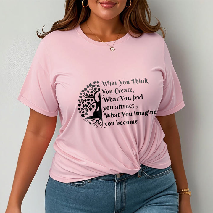 Camiseta con media meditación de Buddha Stones Buddha Tree - image 13