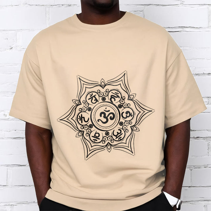 Camiseta con diseño de mandala de Buddha Stones Om Mani Padme Hum - image 11