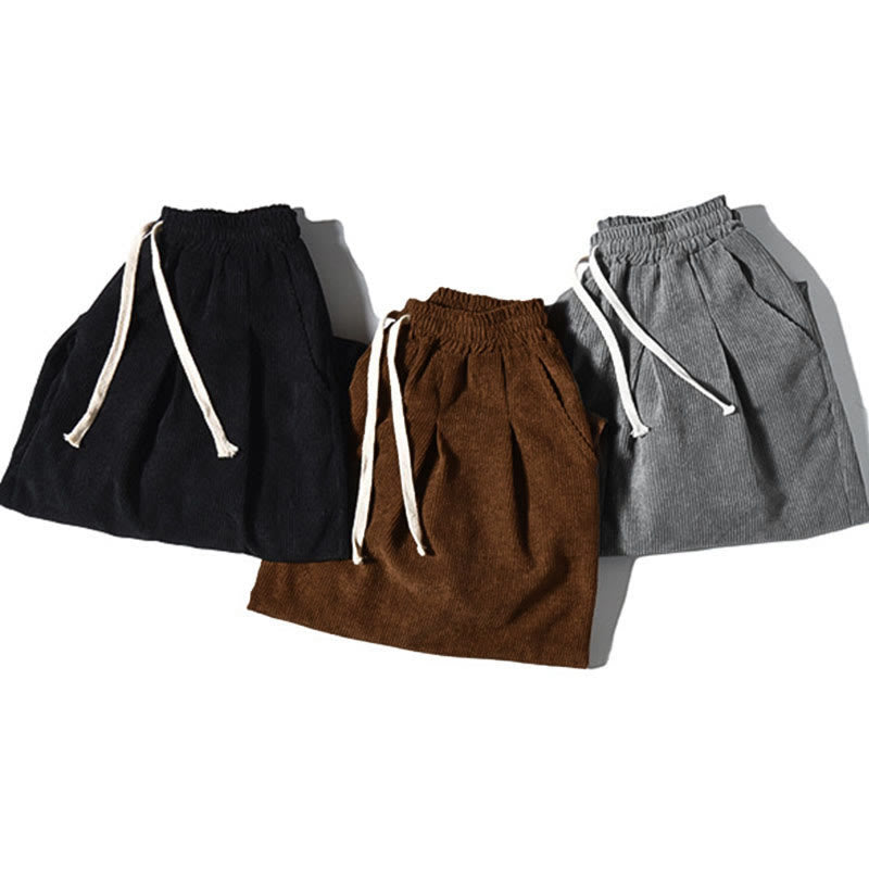 Pantalones bombachos casuales de algodón liso con bolsillos para hombre de Buddha Stones - image 40