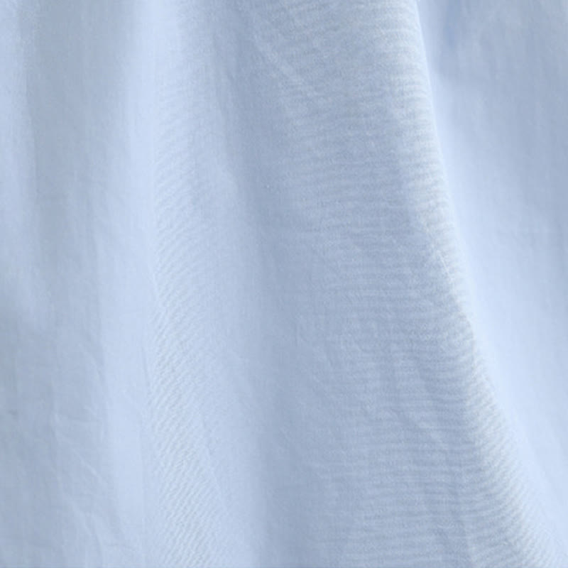 Chaleco de lino y algodón para mujer, sin mangas, con cuello halter, diseño plisado, color liso, con Buddha Stones, para verano - image 6