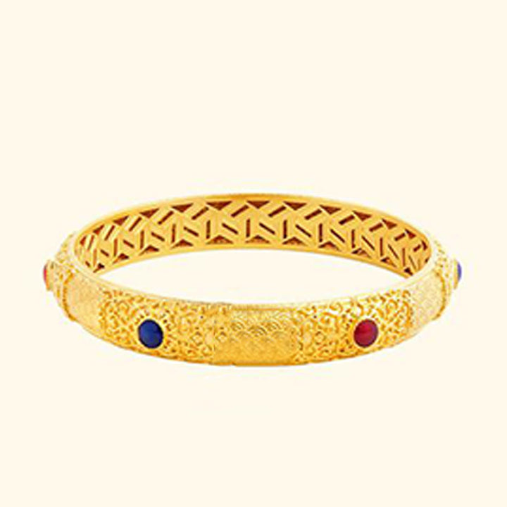 Pulsera de protección con diseño hueco de nubes doradas y Buddha Stones en plata de ley 925, 56 mm (2,20 pulgadas) - image 8