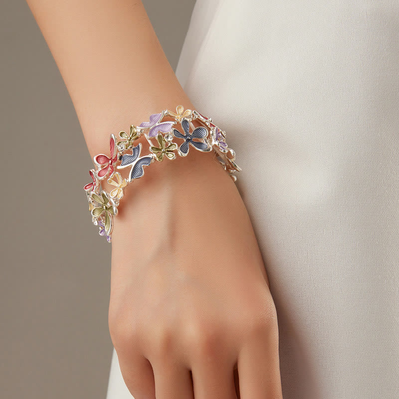 Pulsera elástica de aleación con diseño de Buddha Stones