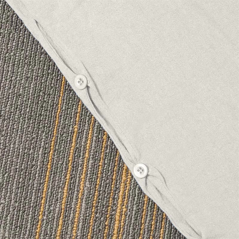 Pantalones de lino y algodón para mujer con diseño casual de Buddha Stones, color puro, con puños abotonados y bolsillos - image 41