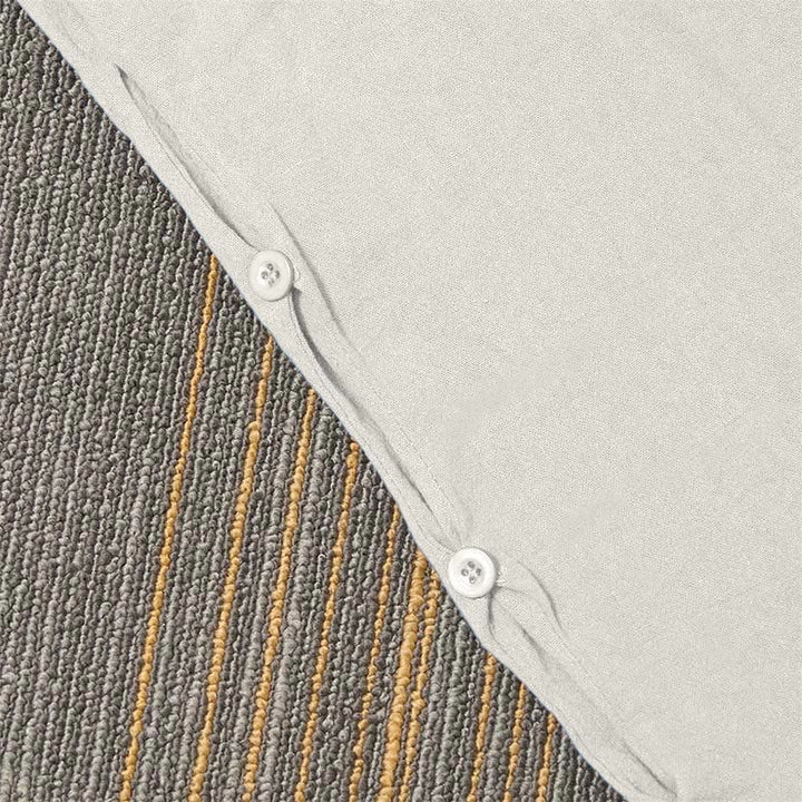 Pantalones de lino y algodón para mujer con diseño casual de Buddha Stones, color puro, con puños abotonados y bolsillos - image 41