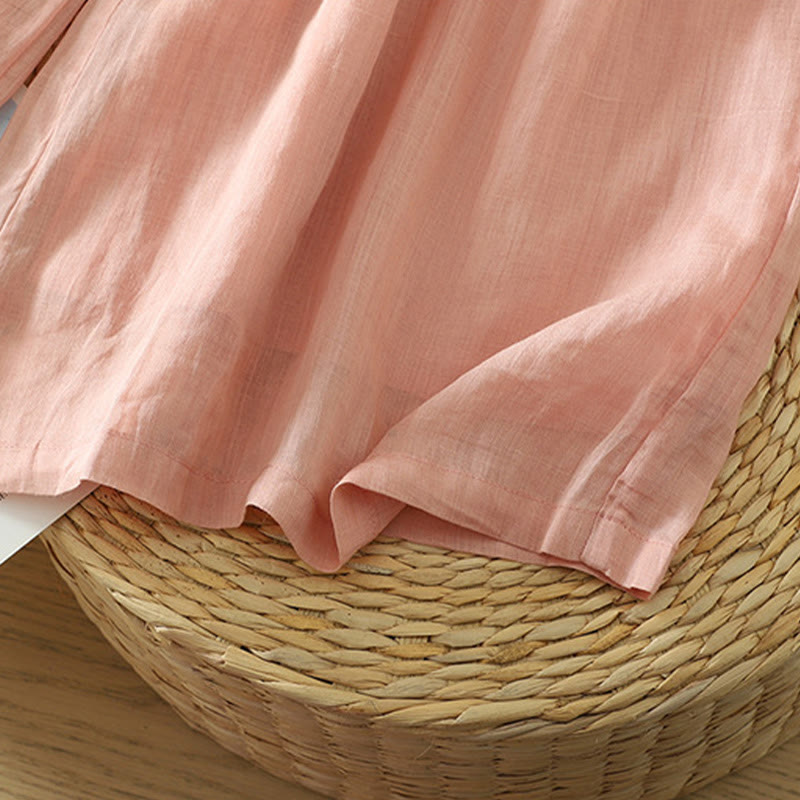 Pantalones anchos de poliéster para mujer, informales, lisos, con forro y cinta elástica, con bolsillos, de Buddha Stones - image 22