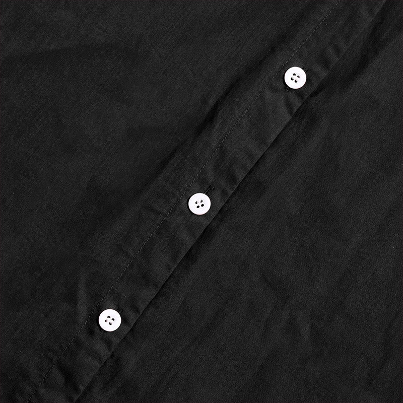 Camisa de lino y algodón de manga corta para mujer, informal, de verano, con cuello entallado y botones, estilo Buddha Stones - image 9