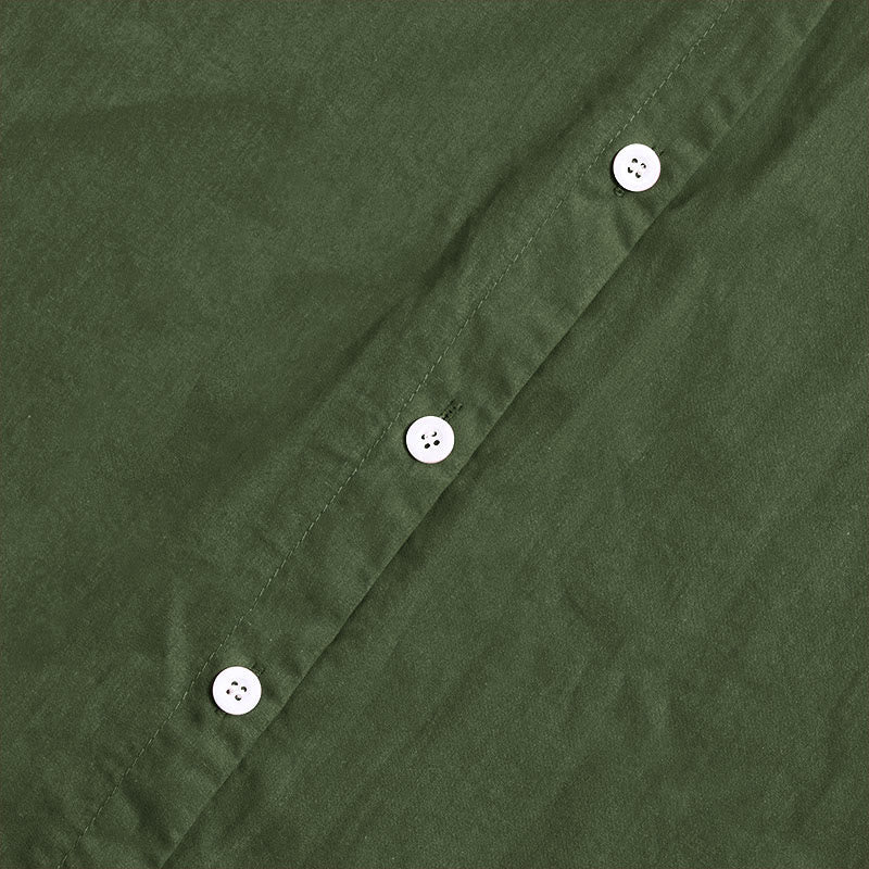 Camisa de lino y algodón de manga corta para mujer, informal, de verano, con cuello entallado y botones, estilo Buddha Stones - image 21