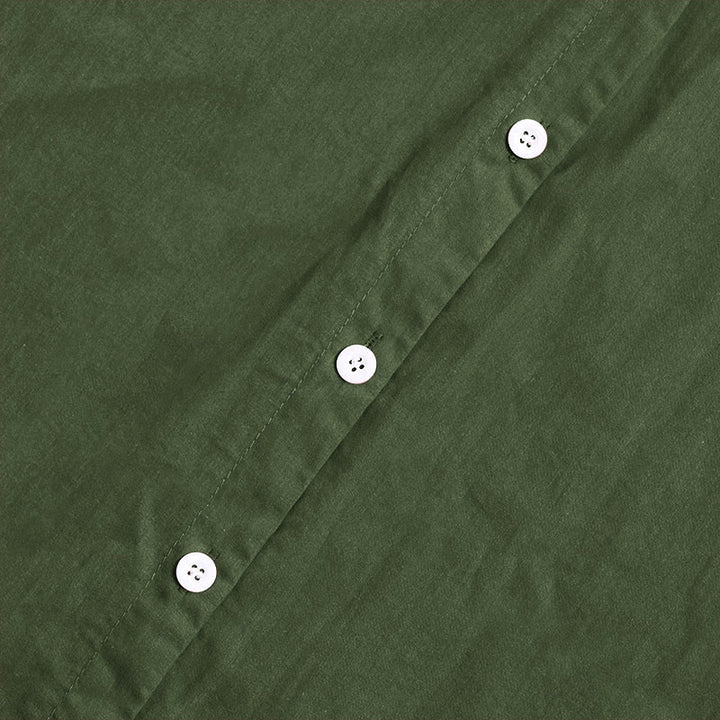 Camisa de lino y algodón de manga corta para mujer, informal, de verano, con cuello entallado y botones, estilo Buddha Stones - image 21