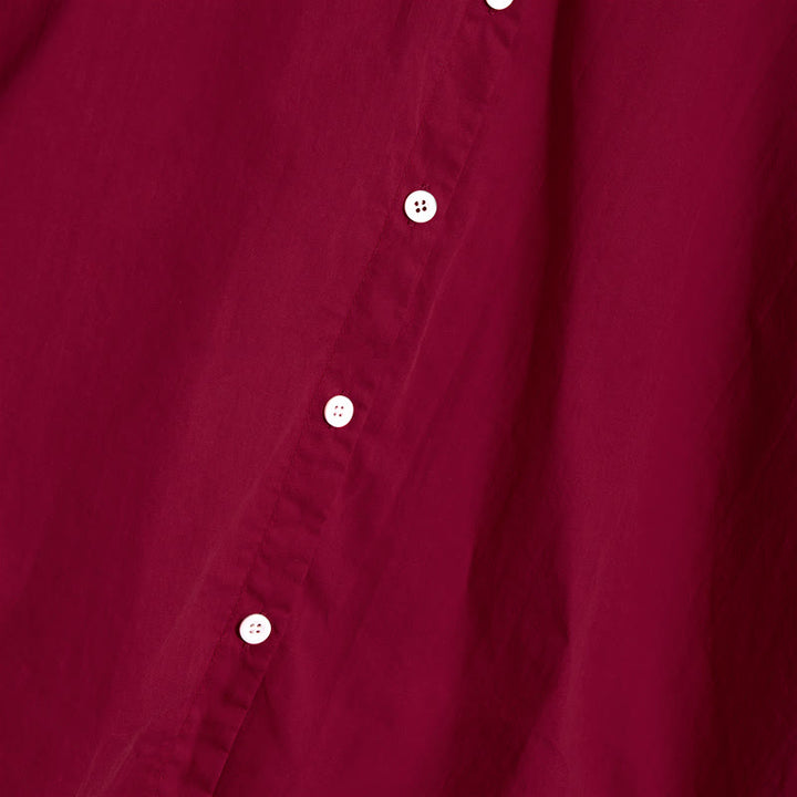 Camisa de lino y algodón de manga corta para mujer, informal, de verano, con cuello entallado y botones, estilo Buddha Stones - image 70