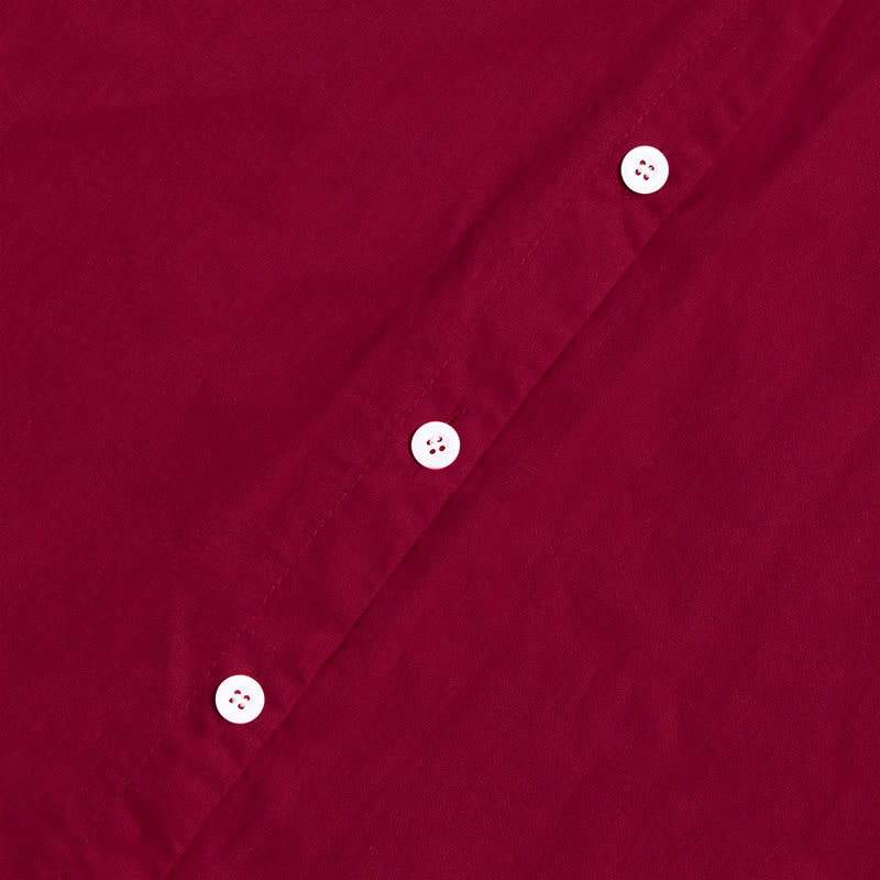 Camisa de lino y algodón de manga corta para mujer, informal, de verano, con cuello entallado y botones, estilo Buddha Stones - image 69