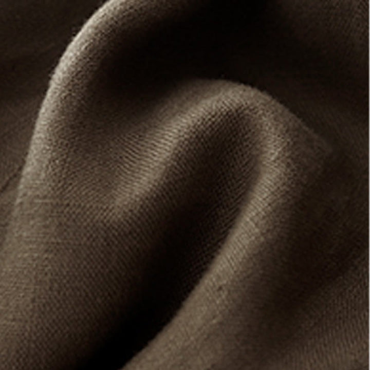 Pantalones cortos de verano para mujer, informales, plisados, lisos, de algodón y lino, con bolsillos, de Buddha Stones - image 14