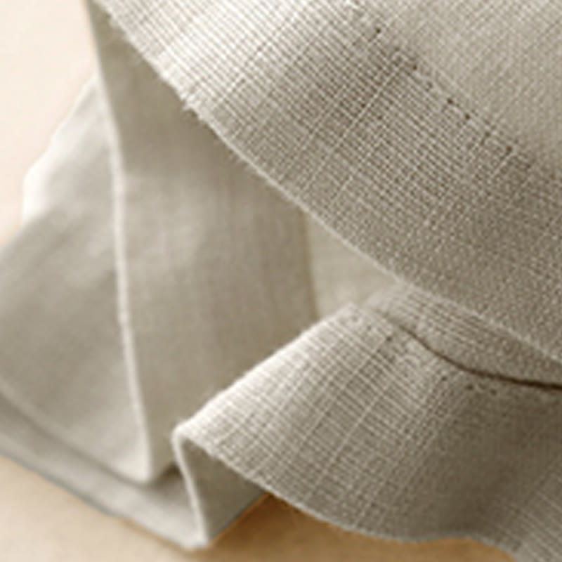 Pantalones cortos de verano para mujer, informales, plisados, lisos, de algodón y lino, con bolsillos, de Buddha Stones