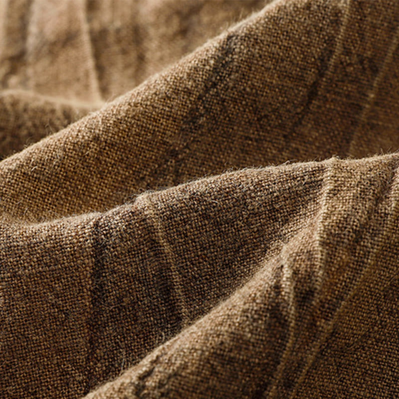 Pantalones cortos casuales de verano con estampado tie-dye de algodón liso para mujer con bolsillos de Buddha Stones - image 9