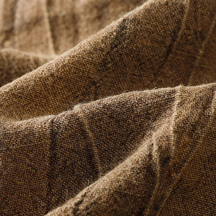 Pantalones cortos casuales de verano con estampado tie-dye de algodón liso para mujer con bolsillos de Buddha Stones - image 9