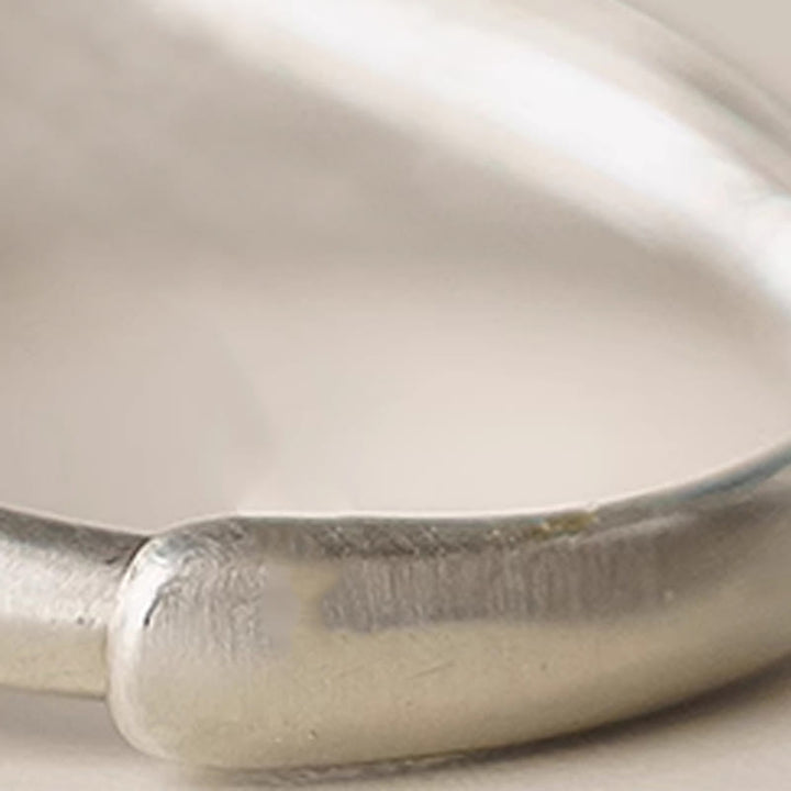 Anillo de protección ajustable con citrino natural de plata de ley 925 de Buddha Stones