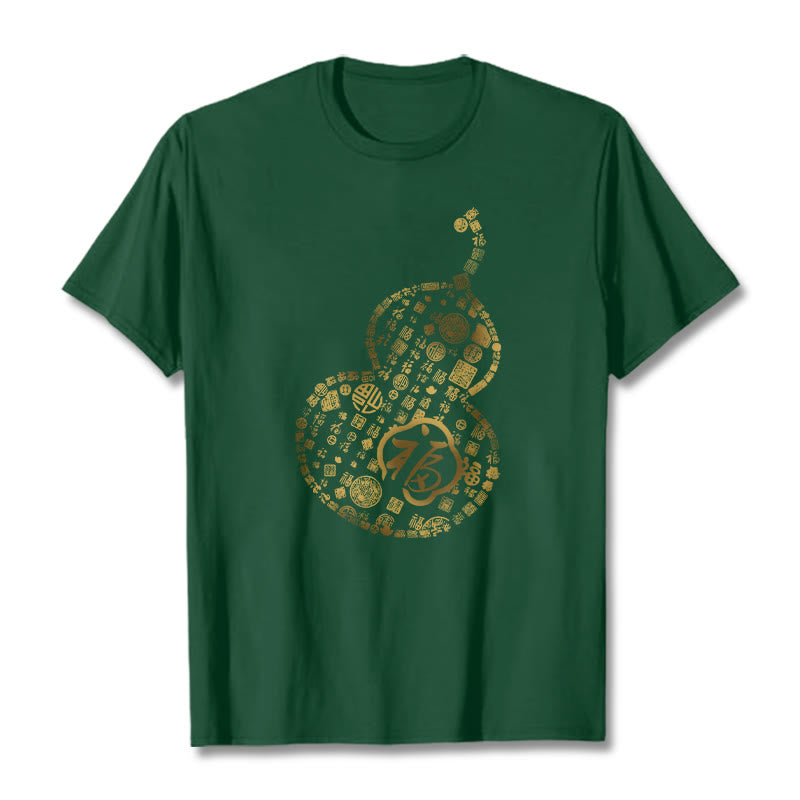 Camiseta con diseño de personaje de calabaza y Buddha Stones - Verde bosque - 2XL - image 10