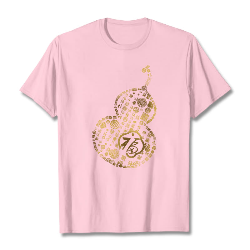 Camiseta con diseño de personaje de calabaza y Buddha Stones - rosa claro - 2XL - image 12