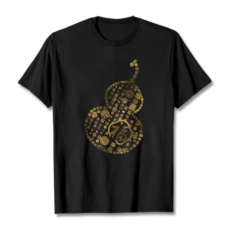 Camiseta con diseño de personaje de calabaza y Buddha Stones - Negro - 2XL - image 0