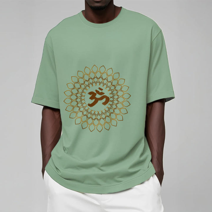 Camiseta con diseño OM de rombos y Buddha Stones - image 15