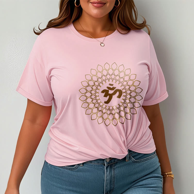 Camiseta con diseño OM de rombos y Buddha Stones - image 13