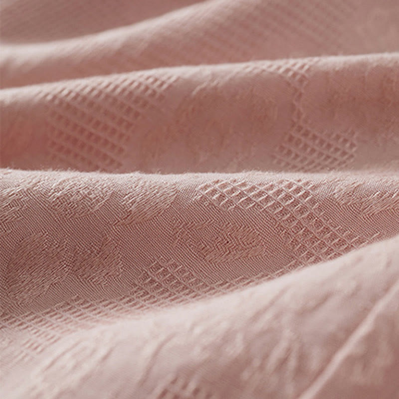 Camisa informal de algodón y lino con diseño de rana colorida y Buddha Stones para mujer, de media manga y botones - image 13