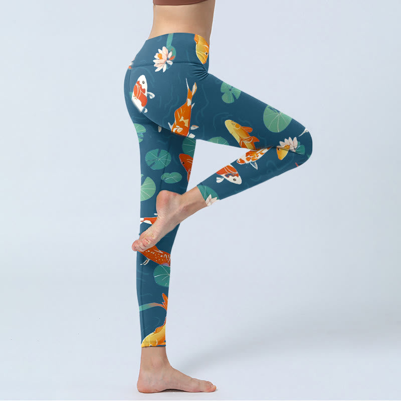Leggings de yoga para mujer con estampado de Buddha Stones - image 4
