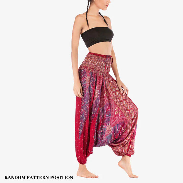 Mono de yoga para mujer con estampado geométrico de plumas y dos estilos de Buddha Stones - image 1