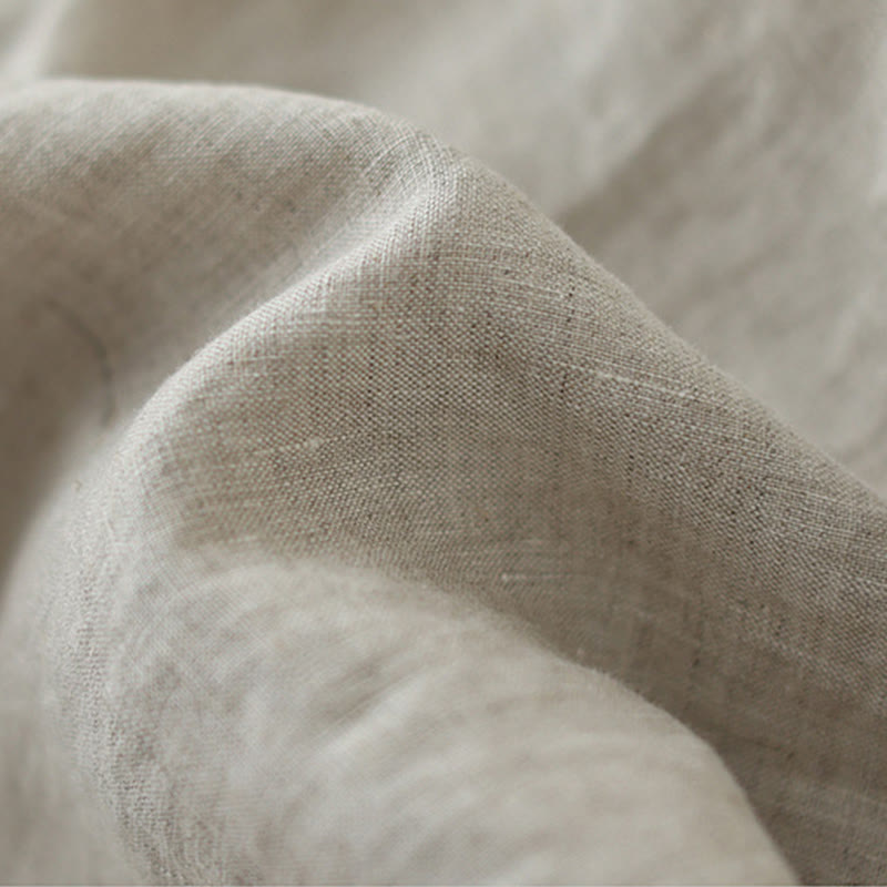 Pantalones de algodón de pierna ancha para mujer con bolsillos y diseño retro de patchwork de encaje liso de Buddha Stones Commute, longitud 7-8