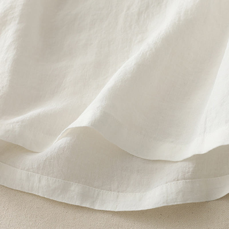 Camisa de poliéster de manga corta para mujer con diseño de Buddha Stones, cuello redondo y diseño de hilo liso - image 7