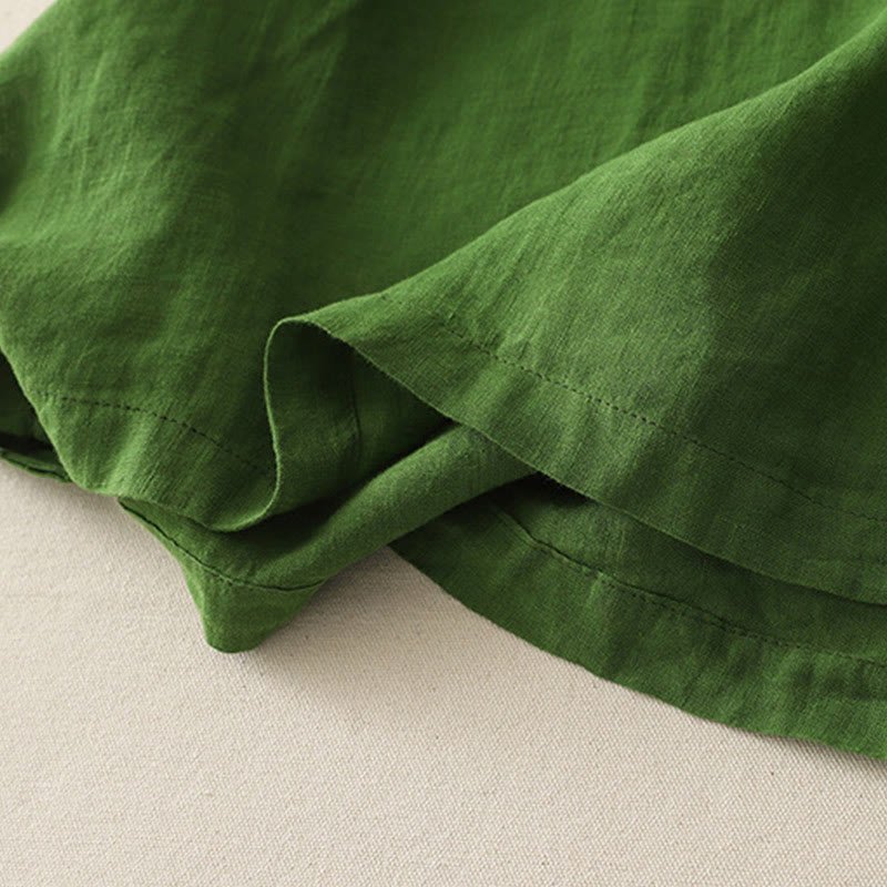 Camisa de poliéster de manga corta para mujer con diseño de Buddha Stones, cuello redondo y diseño de hilo liso - image 18